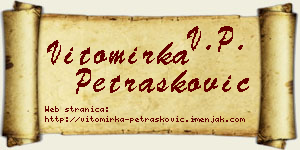 Vitomirka Petrašković vizit kartica